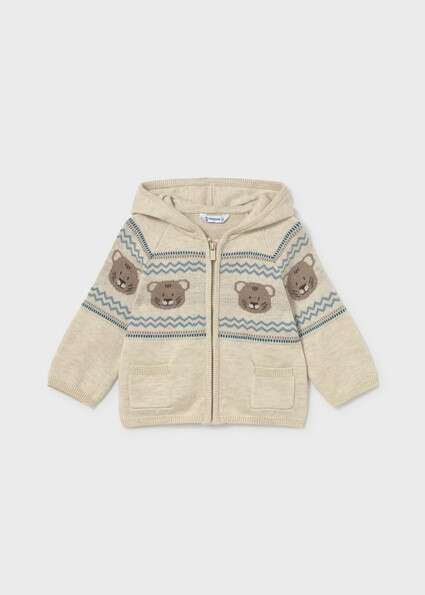 Maglia + zip Panna